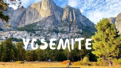 Cinematic footage of Yosemite National Park