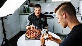 I Filmed A PIZZA Commercial with my iPhone!